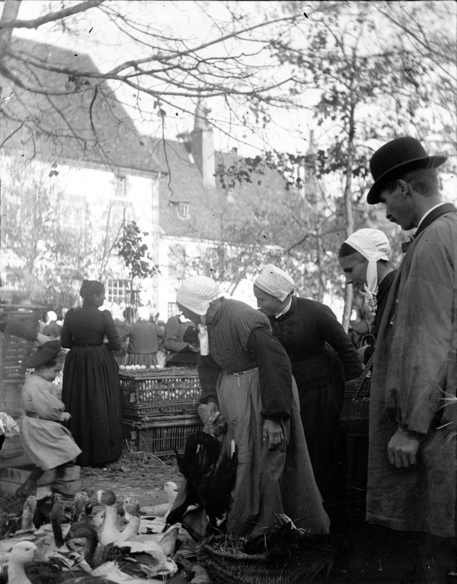 Léon Delachaux, Scène de marché